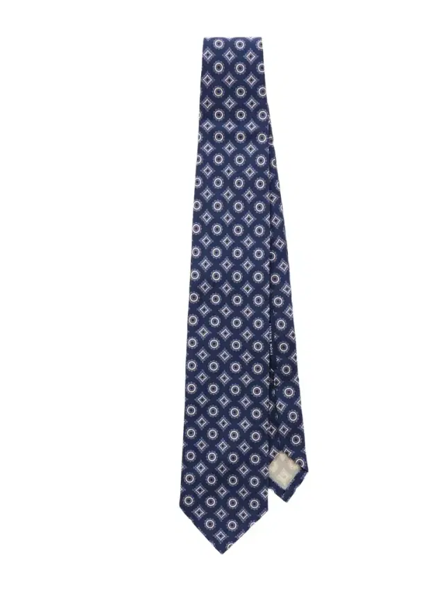 8cm Printed Silk Tie - Men