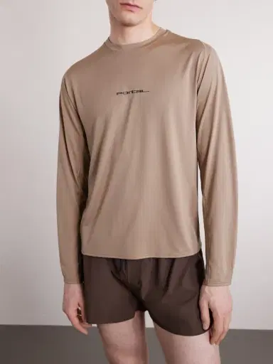 Portal Lateral Peak Logo-Print Recycled-Jersey T-Shirt - Men | Thumbnail 3