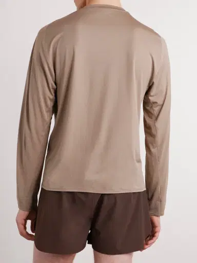 Portal Lateral Peak Logo-Print Recycled-Jersey T-Shirt - Men | Thumbnail 4