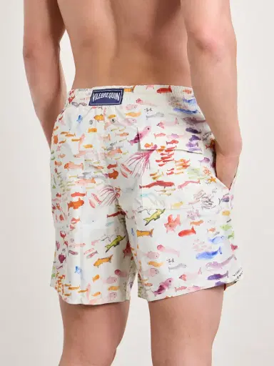 Vilebrequin Moorea Straight-Leg Mid-Length Printed Recycled Swim Shorts - Men | Thumbnail 3