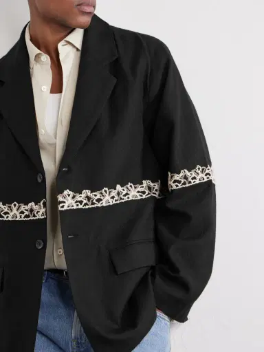 Kartik Research Embroidered Wool Blazer - Men | Thumbnail 5 Kartik Research Embroidered Wool Blazer - Men | Thumbnail 5