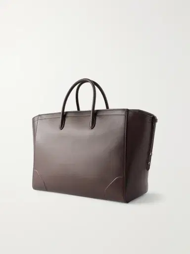 dunhill Century 45 Patina-Leather Weekend Bag - Men | Thumbnail 4