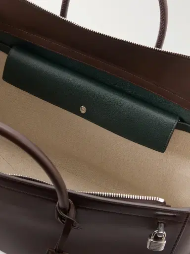 dunhill Century 45 Patina-Leather Weekend Bag - Men | Thumbnail 6
