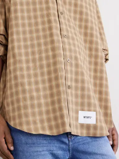 WTAPS Logo-Appliquéd Checked Woven Shirt - Men | Thumbnail 5 WTAPS Logo-Appliquéd Checked Woven Shirt - Men | Thumbnail 5