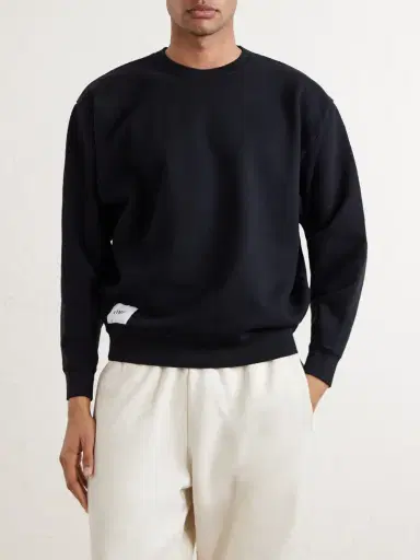 WTAPS SIGN-YD Cotton-Jersey Sweatshirt - Men | Thumbnail 3