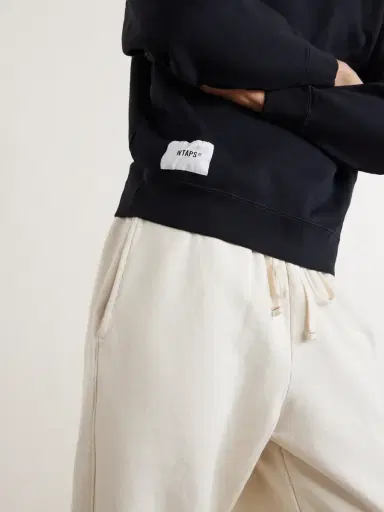WTAPS SIGN-YD Cotton-Jersey Sweatshirt - Men | Thumbnail 5