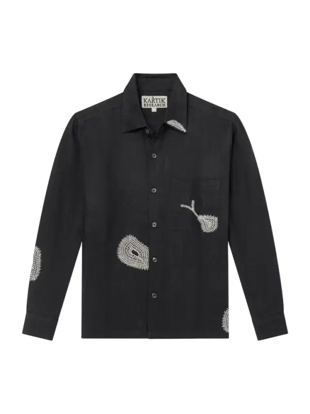 Repair Embroidered Linen Shirt - Men