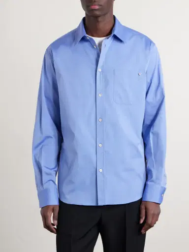 Valentino Garavani VGold Cotton-Poplin Shirt - Men | Thumbnail 3 Valentino Garavani VGold Cotton-Poplin Shirt - Men | Thumbnail 3