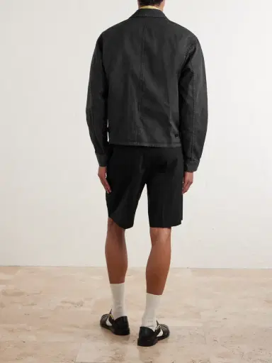 Auralee Garment-Dyed Cotton-Twill Blouson Jacket - Men | Thumbnail 4