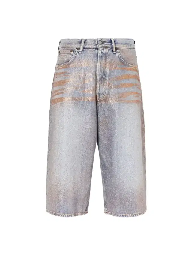 Acne Studios Judda U Straight-Leg Glittered Denim Shorts - Men