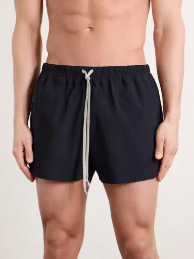 Rick Owens Straight-Leg Short-Length Swim Shorts - Men | Thumbnail 2 Rick Owens Straight-Leg Short-Length Swim Shorts - Men | Thumbnail 2