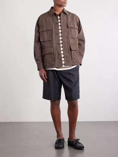 WTAPS Logo-Print Cotton-Blend CORDURA® Overshirt - Men | Thumbnail 2 WTAPS Logo-Print Cotton-Blend CORDURA® Overshirt - Men | Thumbnail 2