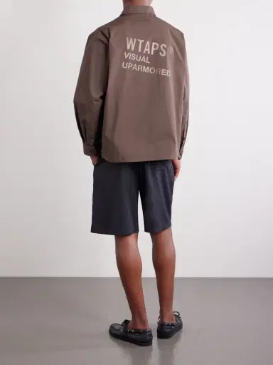 WTAPS Logo-Print Cotton-Blend CORDURA® Overshirt - Men | Thumbnail 4 WTAPS Logo-Print Cotton-Blend CORDURA® Overshirt - Men | Thumbnail 4