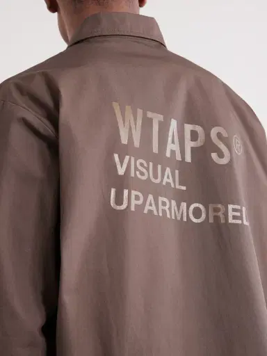 WTAPS Logo-Print Cotton-Blend CORDURA® Overshirt - Men | Thumbnail 5 WTAPS Logo-Print Cotton-Blend CORDURA® Overshirt - Men | Thumbnail 5