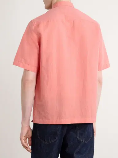 Paul Smith Embroidered Cotton and Linen-Blend Shirt - Men | Thumbnail 4