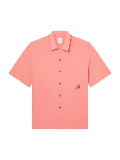 Paul Smith Embroidered Cotton and Linen-Blend Shirt - Men | Thumbnail 1