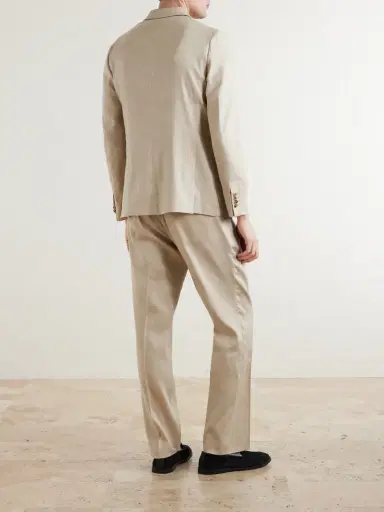 Paul Smith Linen and Wool-Blend Twill Suit Jacket - Men | Thumbnail 4