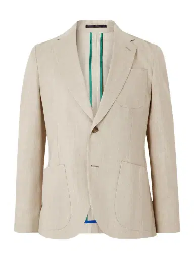 Paul Smith Linen and Wool-Blend Twill Suit Jacket - Men | Thumbnail 1