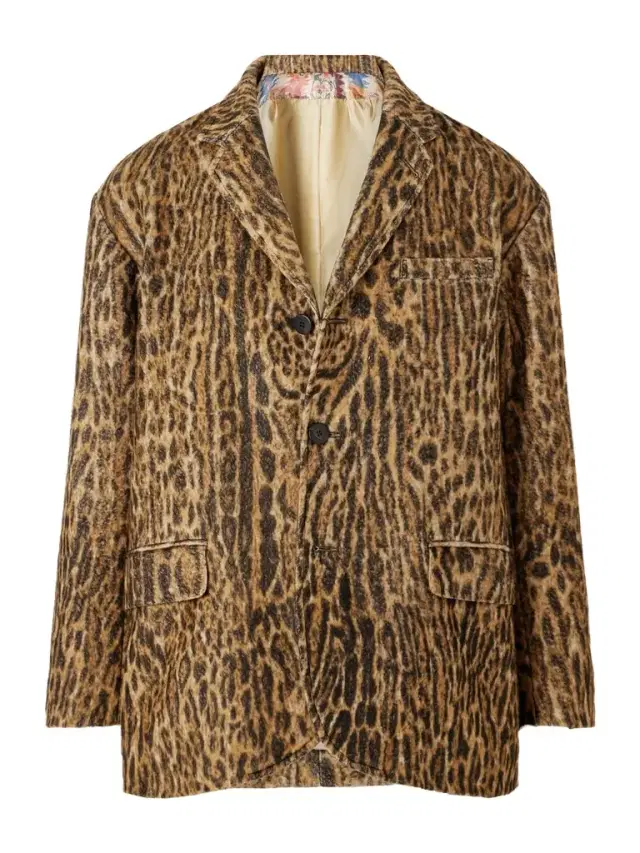 Visvim Bowen Leopard-Print Silk Blazer - Men