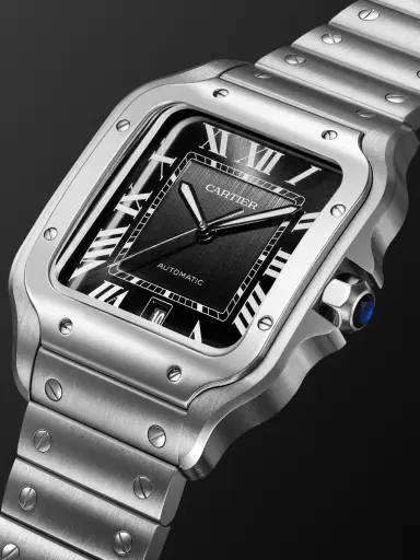 Cartier Santos de Large Automatic Stainless Steel Watch, Ref. WSSA0096 - Men | Thumbnail 3 Cartier Santos de Large Automatic Stainless Steel Watch, Ref. WSSA0096 - Men | Thumbnail 3