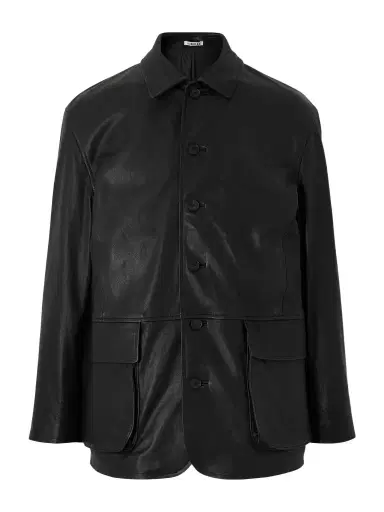Auralee Full-Grain Leather Jacket - Men | Thumbnail 1