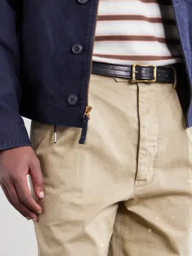 Yuketen 2.5cm Leather Belt - Men | Thumbnail 2