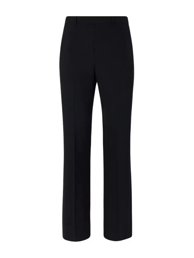 Straight-Leg Pleated Grain de Poudre Wool Trousers - Men