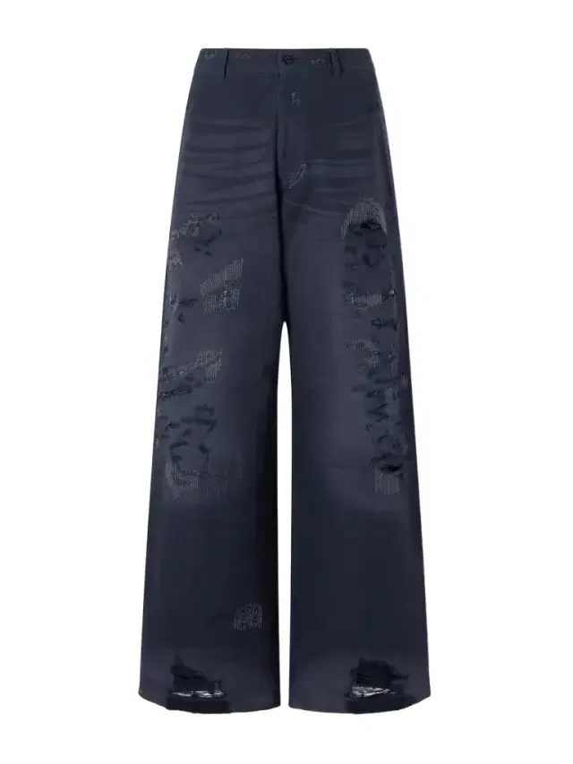 Acne Studios Straight-Leg Distressed Cotton Trousers - Men