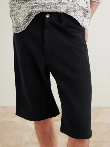 Auralee Wide-Leg Silk Shorts - Men | Thumbnail 5 Auralee Wide-Leg Silk Shorts - Men | Thumbnail 5