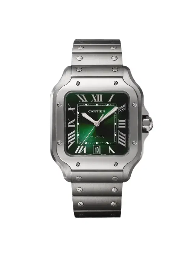 Cartier Santos de  Large Automatic Stainless Steel Watch, Ref. WSSA0062 - Men