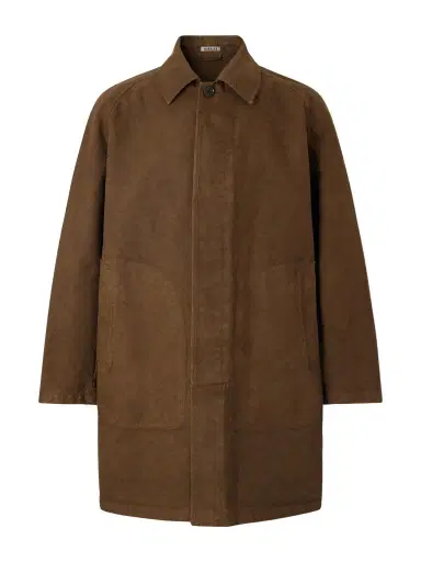 Auralee Garment-Dyed Cotton-Twill Coat - Men | Thumbnail 1