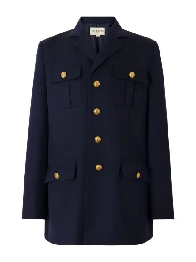 Sahariana Embellished Virgin Wool Jacket - Men