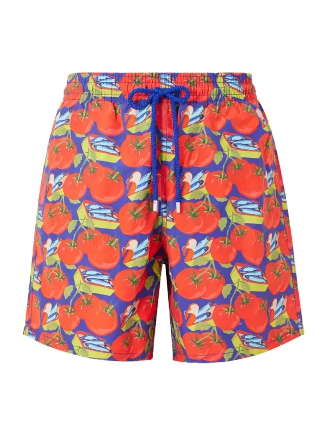 Moorea Straight-Leg Mid-Length Printed Recycled Swim Shorts - Men