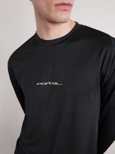 Portal Lateral Peak Logo-Print Recycled-Jersey T-Shirt - Men | Thumbnail 5
