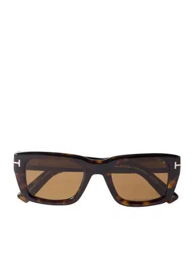 Tom Ford Icon Rectangular-Frame Tortoiseshell Acetate Sunglasses - Men | Thumbnail 1