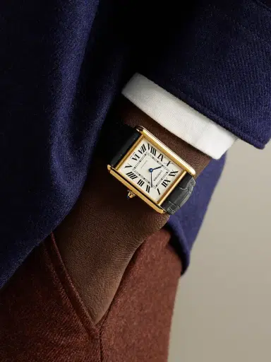 Cartier Tank Louis Automatic Large 18-Karat Gold Watch, Ref. WGTA0357 - Men | Thumbnail 2