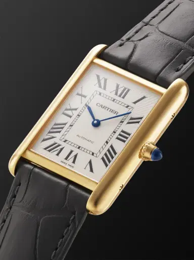 Cartier Tank Louis Automatic Large 18-Karat Gold Watch, Ref. WGTA0357 - Men | Thumbnail 3