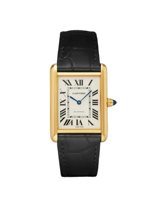 Cartier Tank Louis  Automatic Large 18-Karat Gold Watch, Ref. WGTA0357 - Men