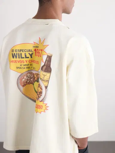 Willy Chavarria Taco Shop Buffalo Printed Cotton-Jersey T-Shirt - Men | Thumbnail 5