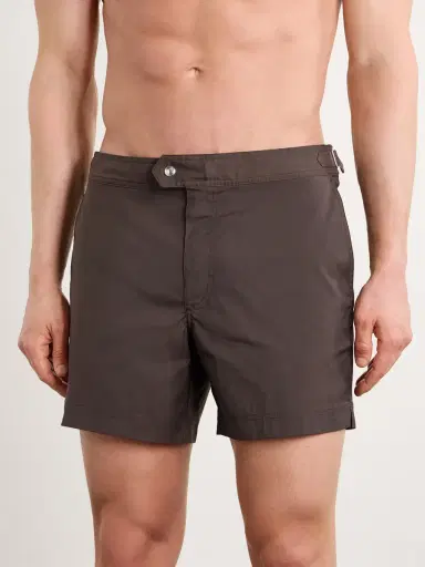 Tom Ford Straight-Leg Mid-Length Swim Shorts - Men | Thumbnail 2 Tom Ford Straight-Leg Mid-Length Swim Shorts - Men | Thumbnail 2