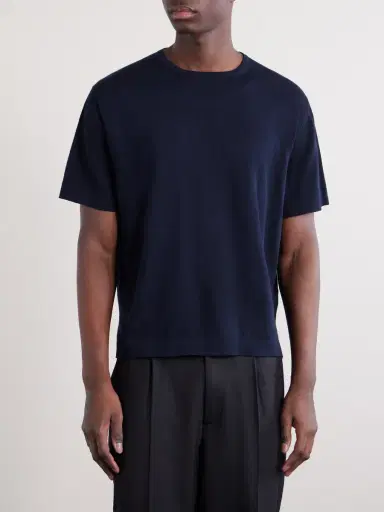 Stòffa Knitted Cotton T-Shirt - Men | Thumbnail 3 Stòffa Knitted Cotton T-Shirt - Men | Thumbnail 3