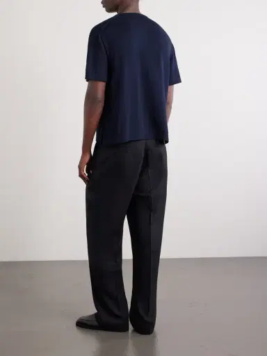 Stòffa Knitted Cotton T-Shirt - Men | Thumbnail 4 Stòffa Knitted Cotton T-Shirt - Men | Thumbnail 4