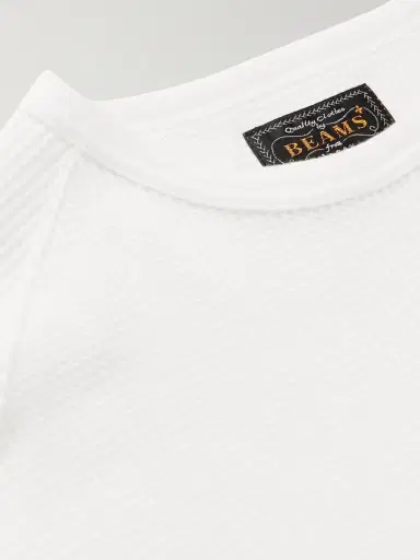 Beams Plus Slim-Fit Waffle-Knit Cotton T-Shirt - Men | Thumbnail 5 Beams Plus Slim-Fit Waffle-Knit Cotton T-Shirt - Men | Thumbnail 5