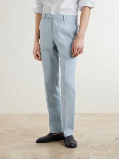 Paul Smith Slim-Fit Tapered Linen Suit Trousers - Men | Thumbnail 3 Paul Smith Slim-Fit Tapered Linen Suit Trousers - Men | Thumbnail 3