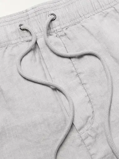 James Perse Straight-Leg Garment-Dyed Linen Drawstring Shorts - Men | Thumbnail 5 James Perse Straight-Leg Garment-Dyed Linen Drawstring Shorts - Men | Thumbnail 5