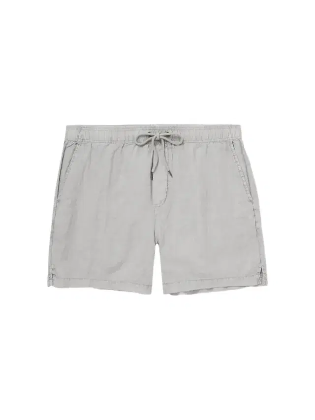 Straight-Leg Garment-Dyed Linen Drawstring Shorts - Men
