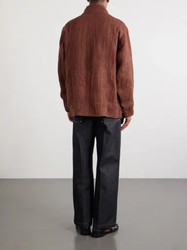 Kartik Research Ranthambore Embellished Linen Jacket - Men | Thumbnail 4 Kartik Research Ranthambore Embellished Linen Jacket - Men | Thumbnail 4