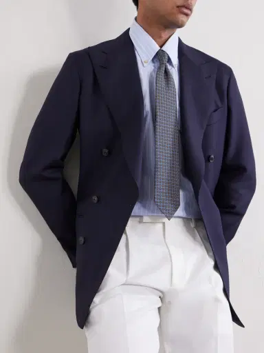 Thom Sweeney 9cm Printed Silk Tie - Men | Thumbnail 3 Thom Sweeney 9cm Printed Silk Tie - Men | Thumbnail 3