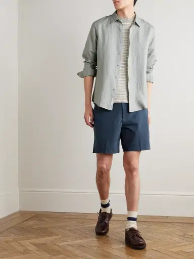 James Perse Straight-Leg Stretch Cotton-Blend Golf Shorts - Men | Thumbnail 2