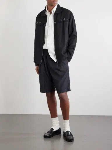 Kartik Research Pataudi Checked Linen Shirt - Men | Thumbnail 2 Kartik Research Pataudi Checked Linen Shirt - Men | Thumbnail 2